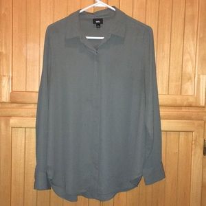 Mossimo Olive Green Blouse